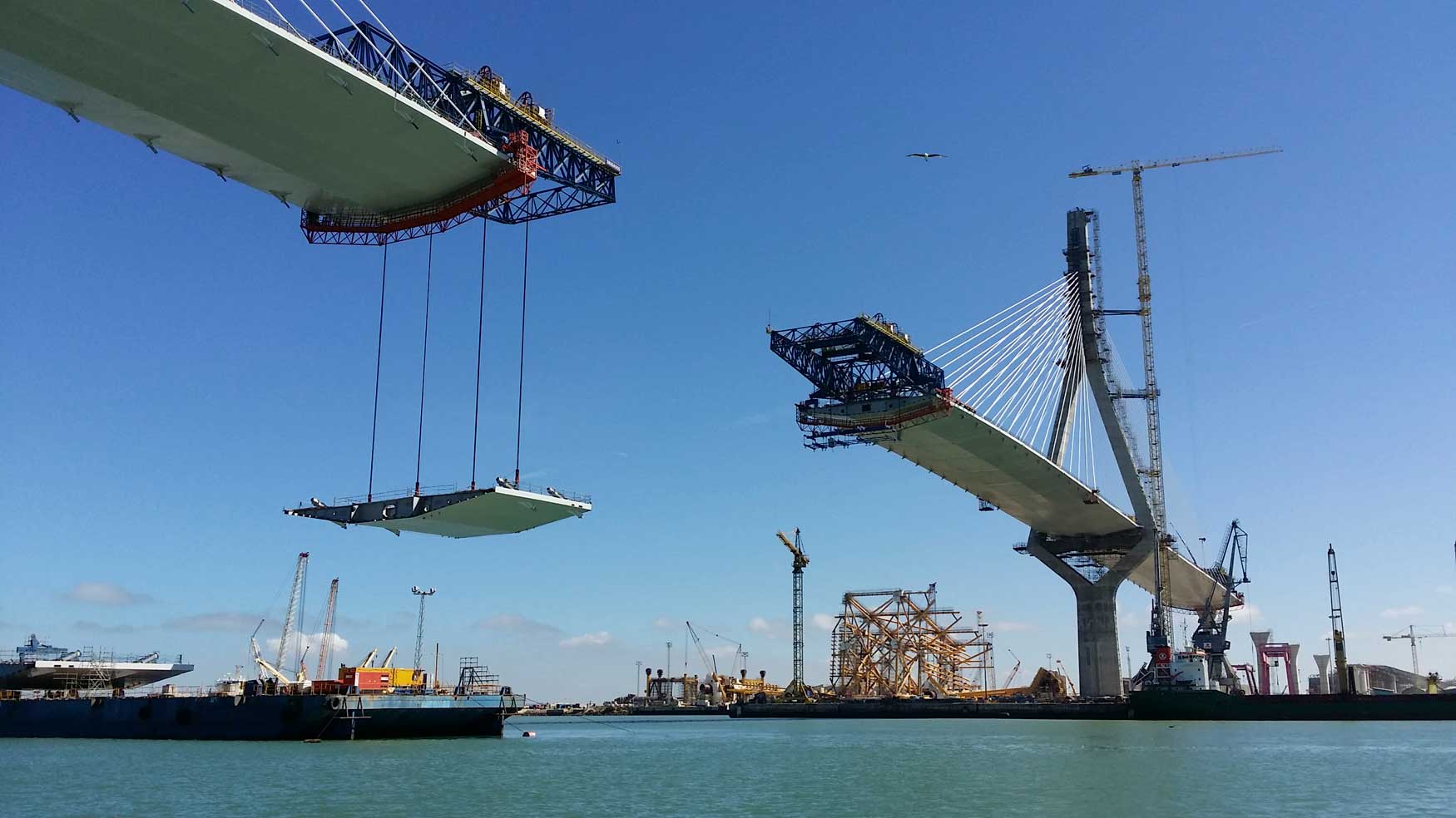 El puente es una de las mayores infraestructuras de Espaa. Imagen de Diego Ortega