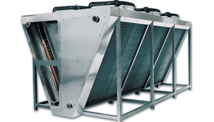 Aeroenfriadores grandes en V: dry-cooler, condensaador remoto