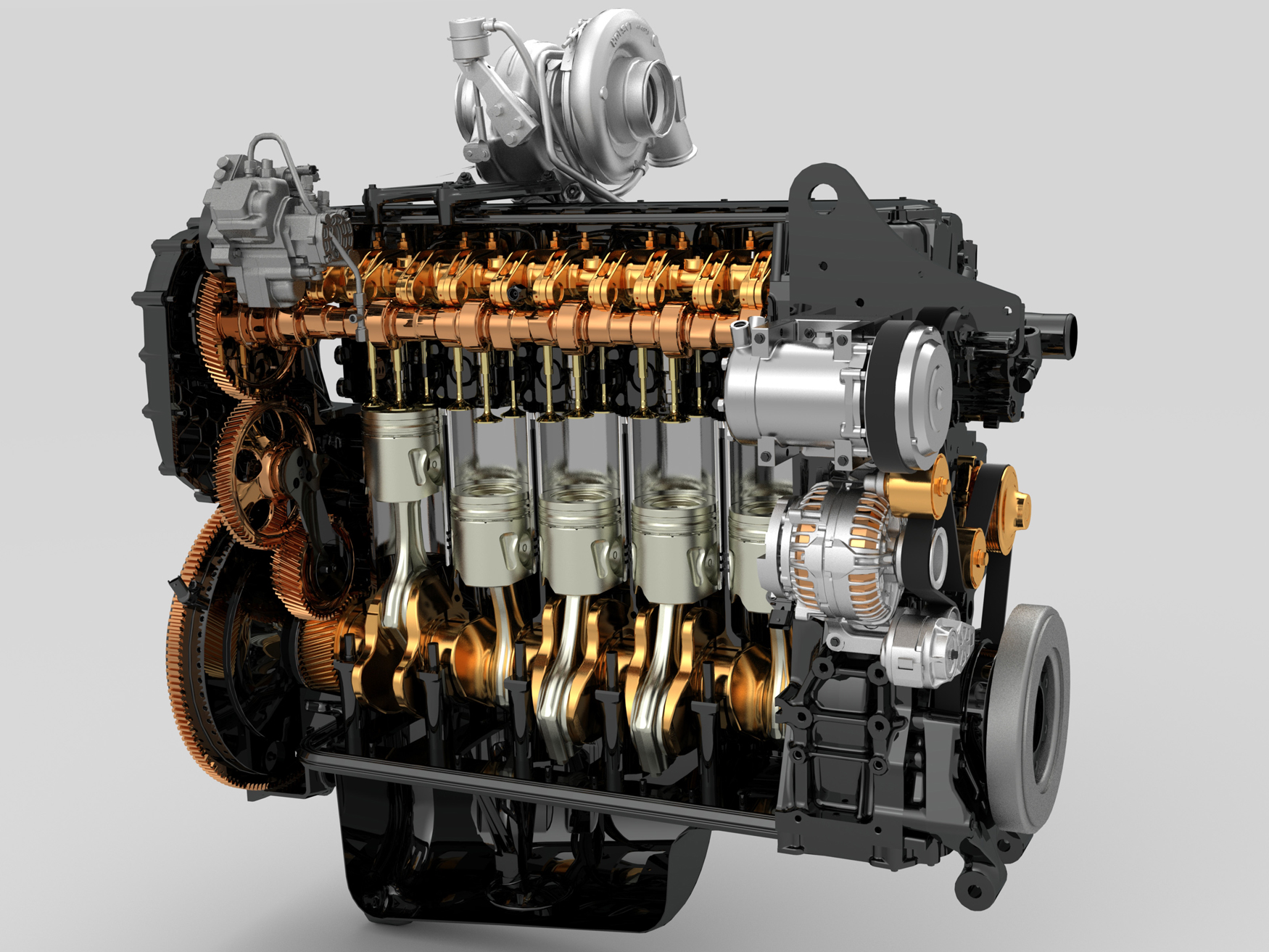 Motor FPT de 6 cilindros con 6,7 l