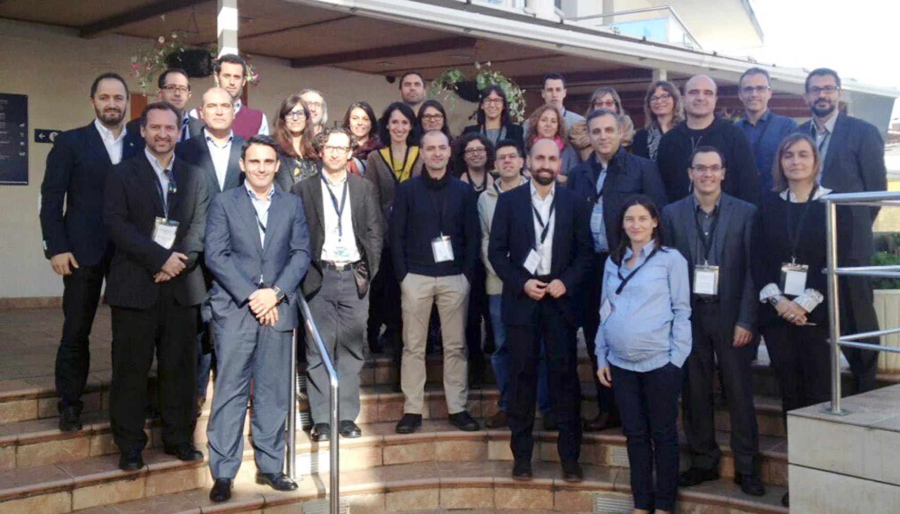 Foto de grupo con los participantes a la III Inmersin estratgica del clster de materiales avanzados de Catalua...