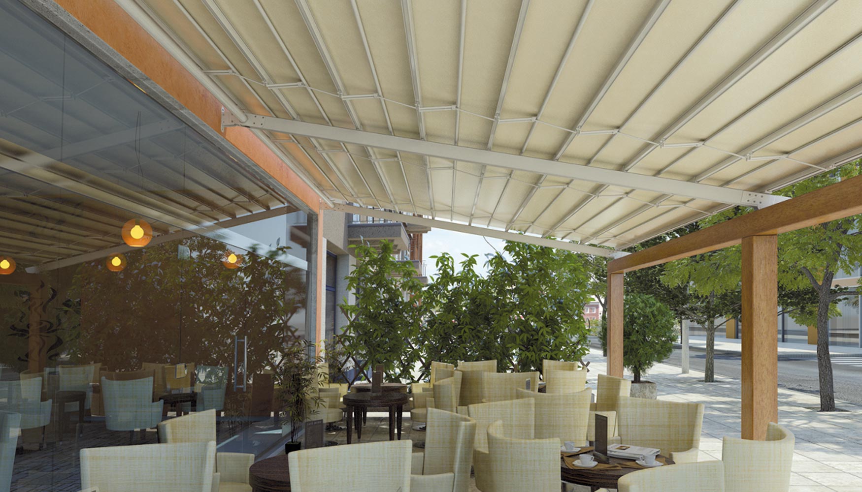 Polypan Pergola Opaque 716