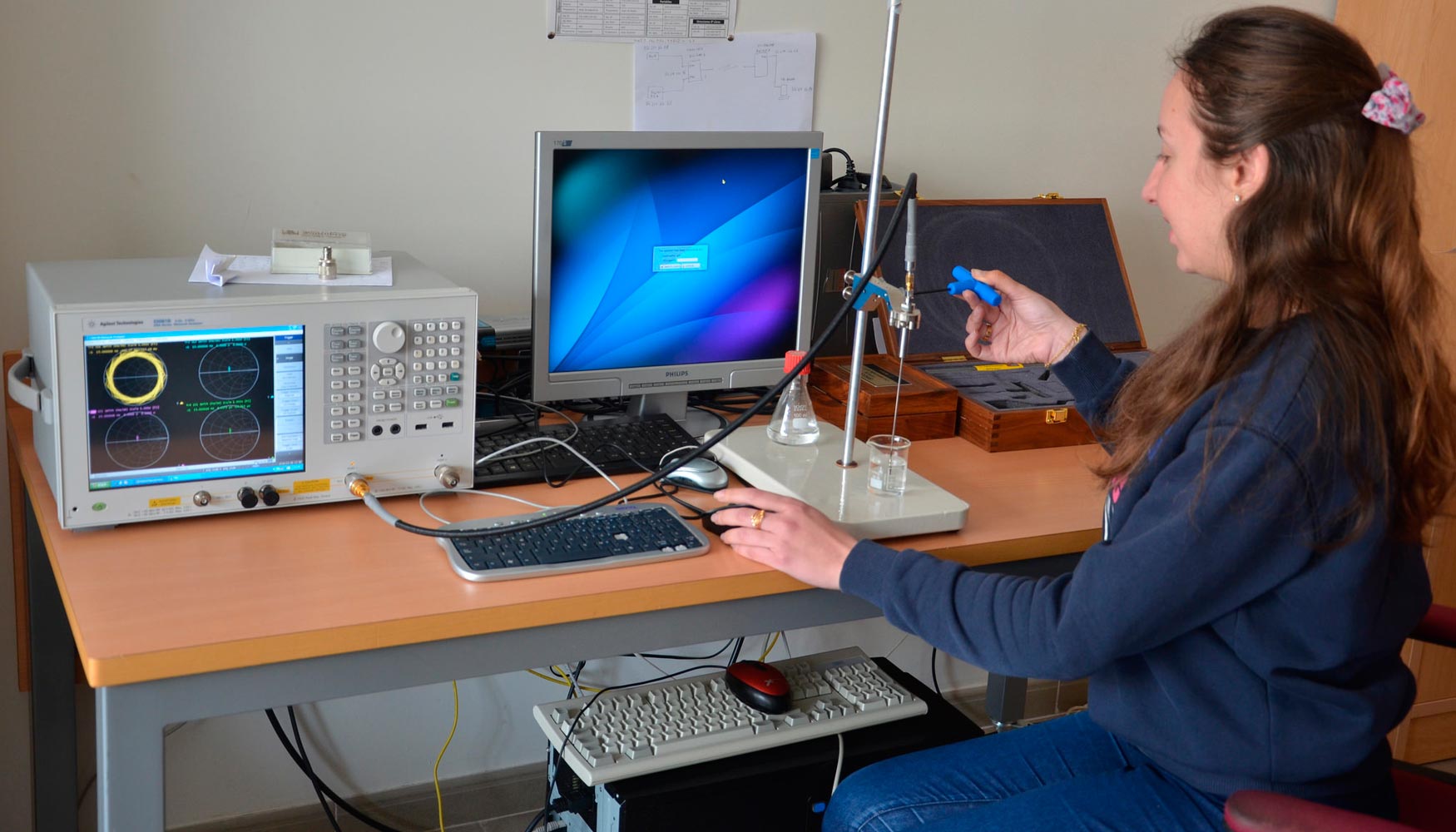 La dielctrica analiza el comportamiento fsico y qumico de los alimentos. Foto: Fundacin Descubre