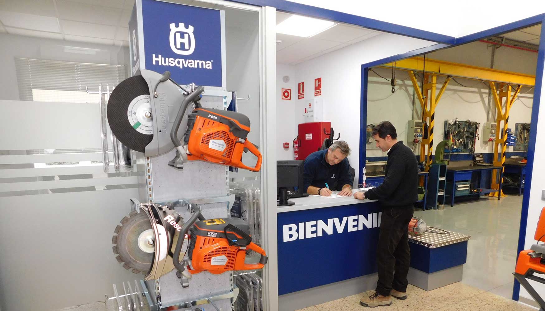 El nuevo Centro refuerza la calidad de servicio que siempre ha caracterizado a Husqvarna