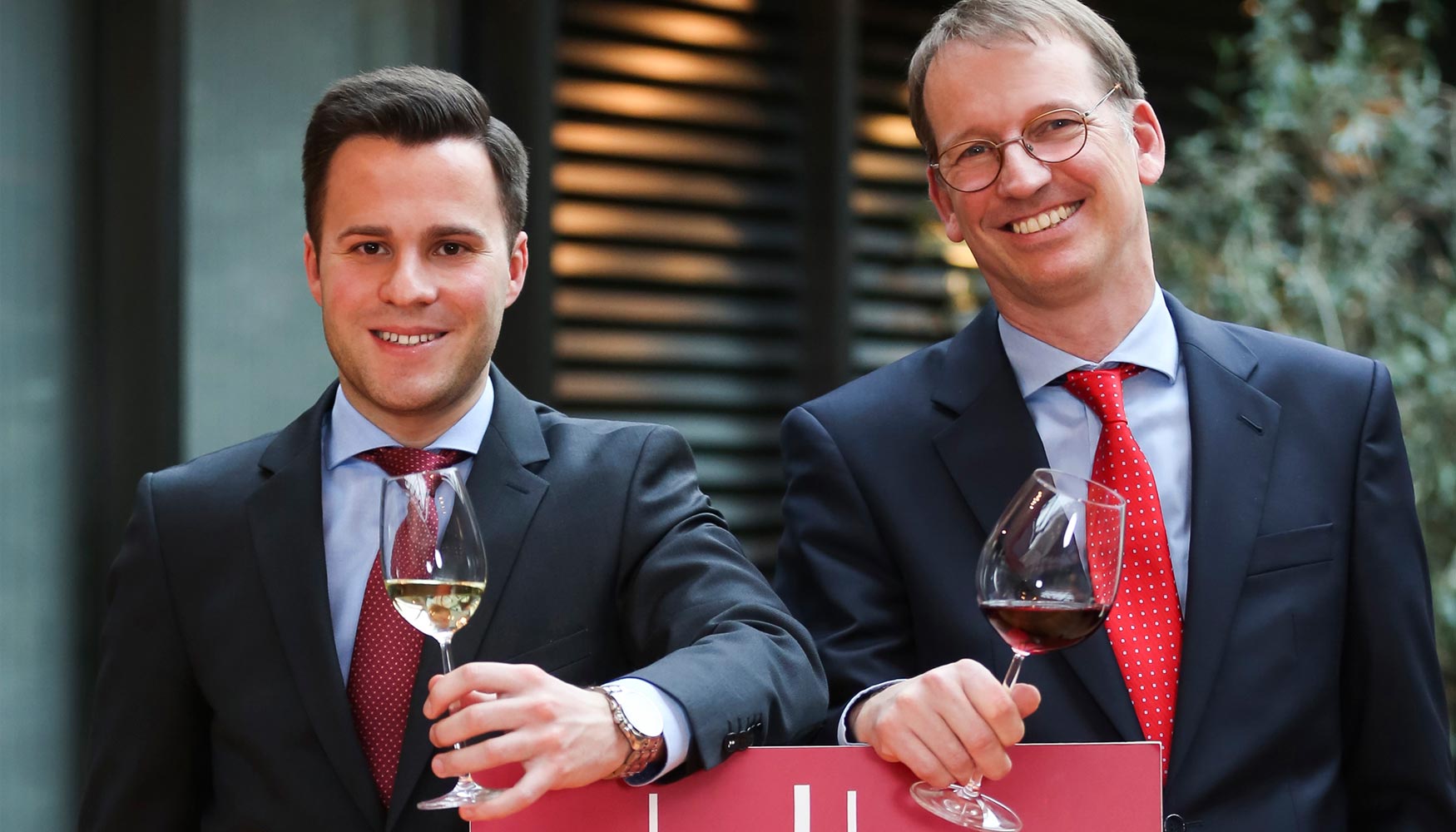 Marius Berlemann, nuevo responsbale global wine&spirits de Prowein, y Michael Degen