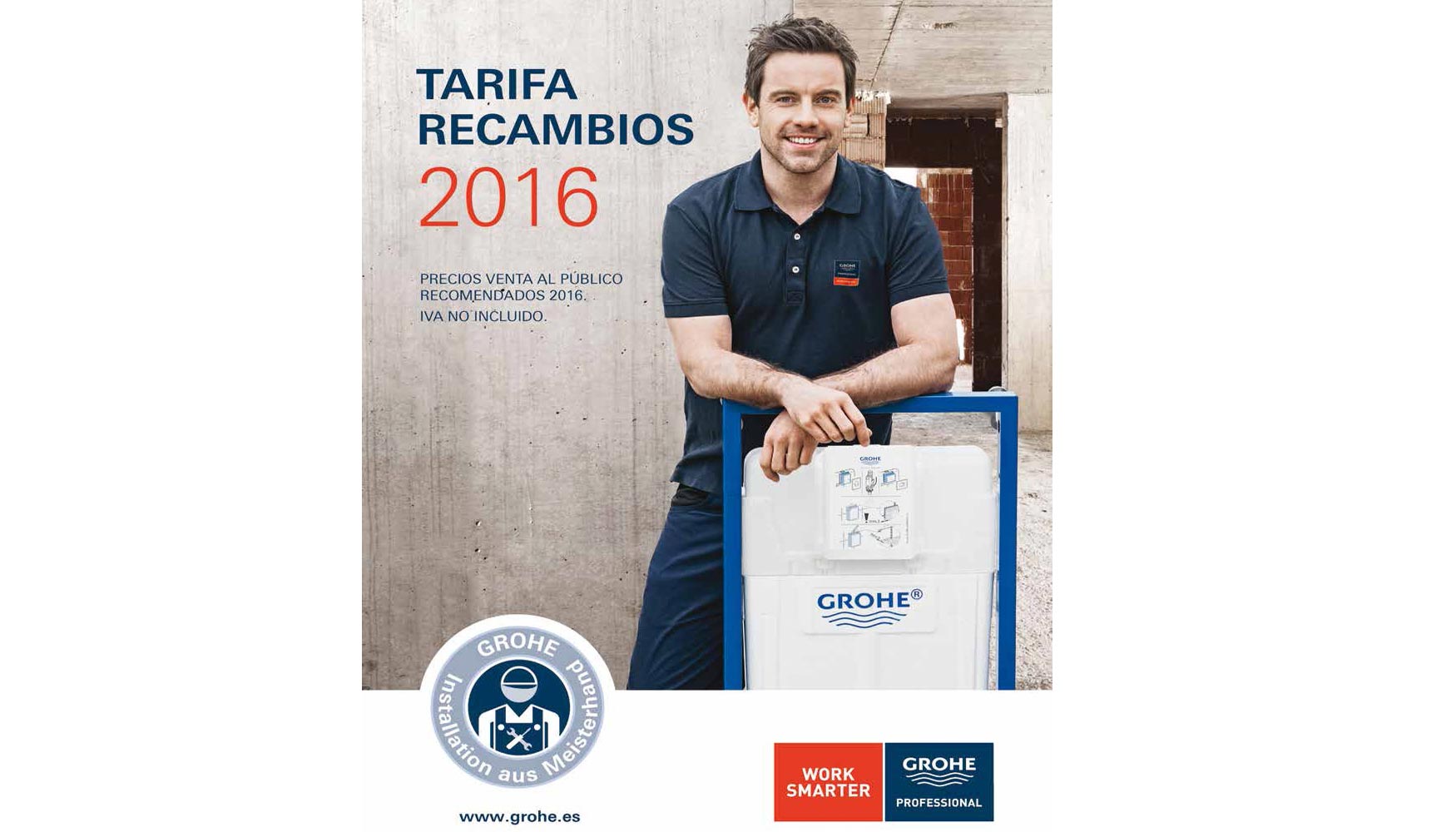 La Tarifa de Recambios 2016 de Grohe