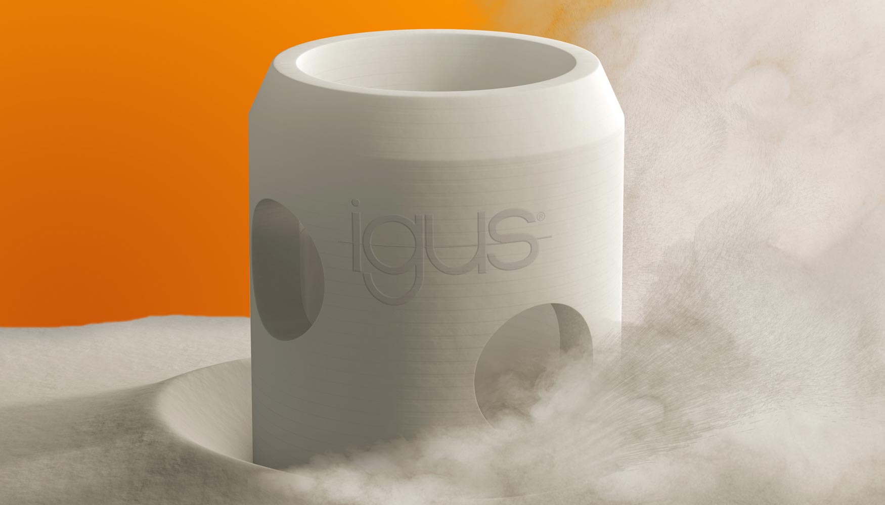 Igus presenta el primer material para impresin SLS iglidur I3-PL para ofrecer ms posibilidades para el sector de la impresin 3D. Fuente: Igus GmbH...