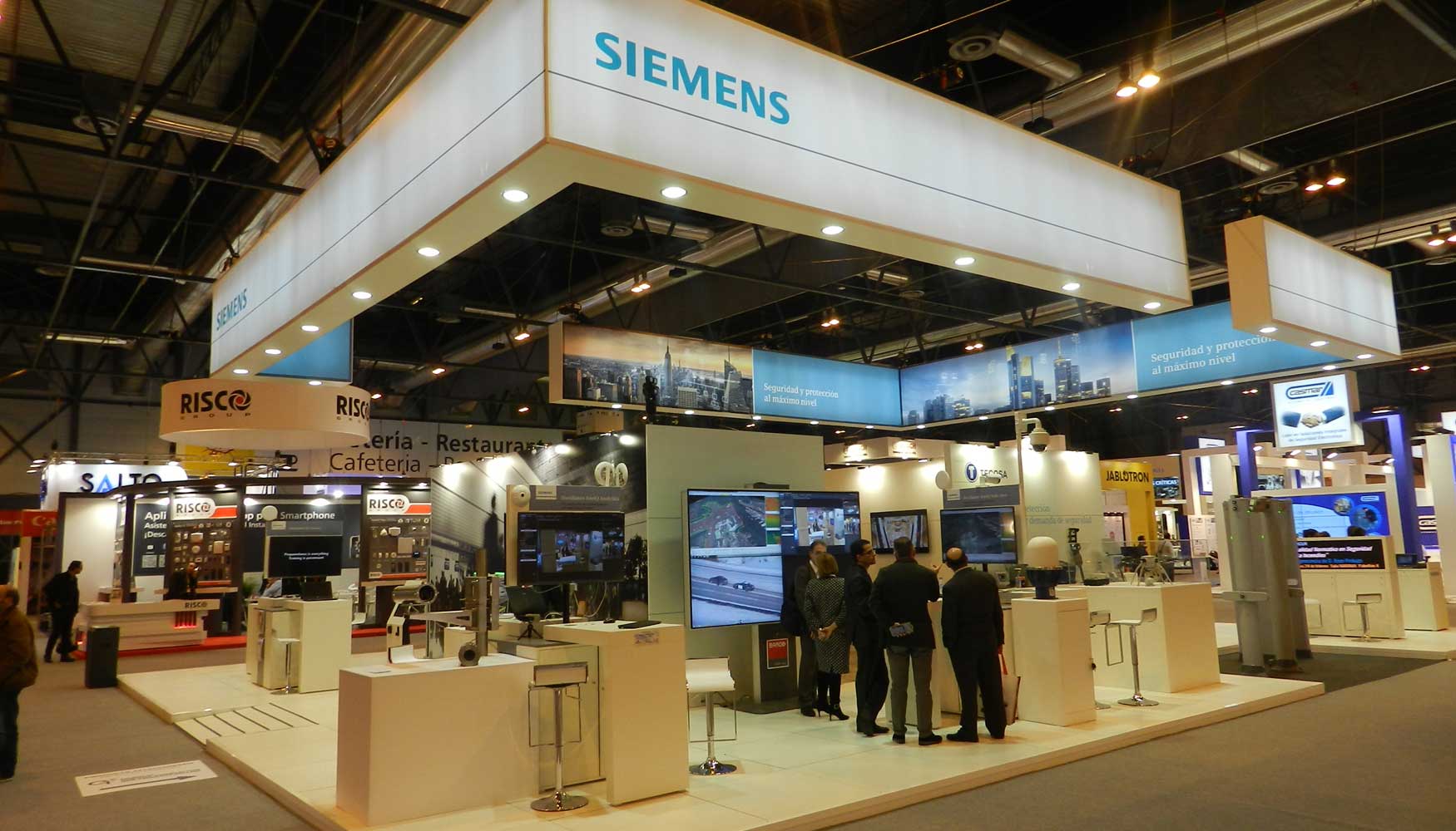 Stand de Siemens en Sicur