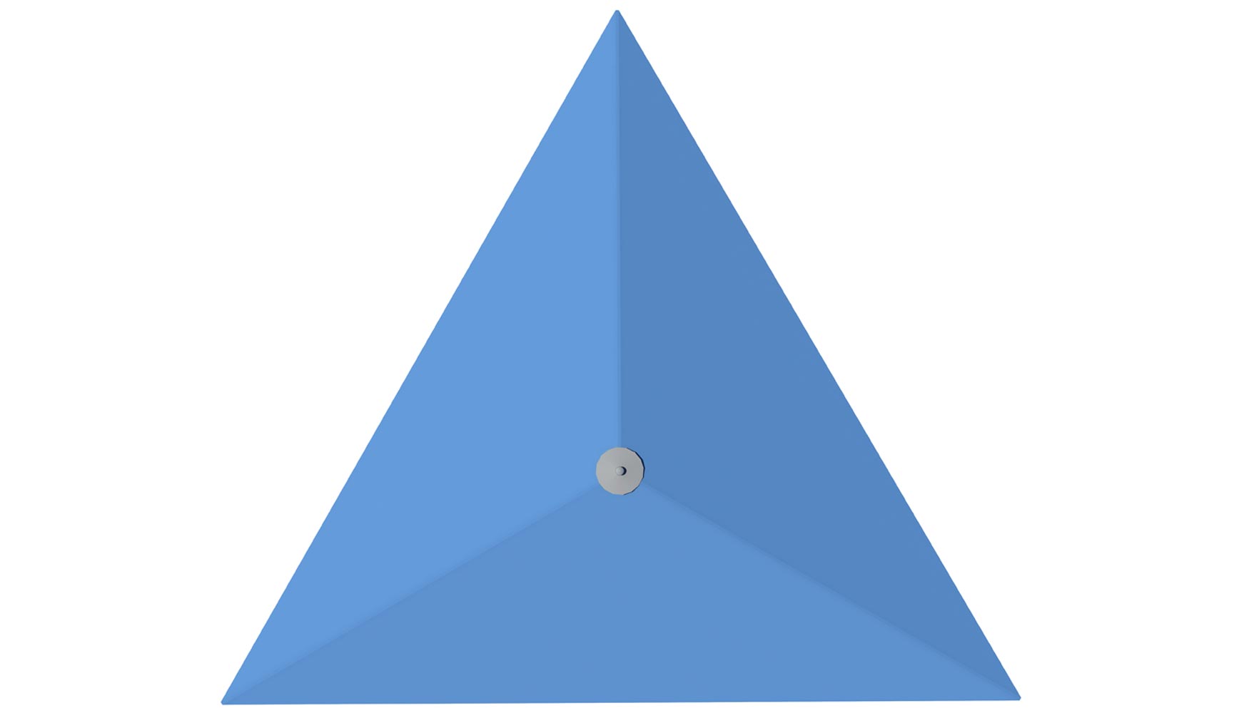 Imagen cenital de Triangolo