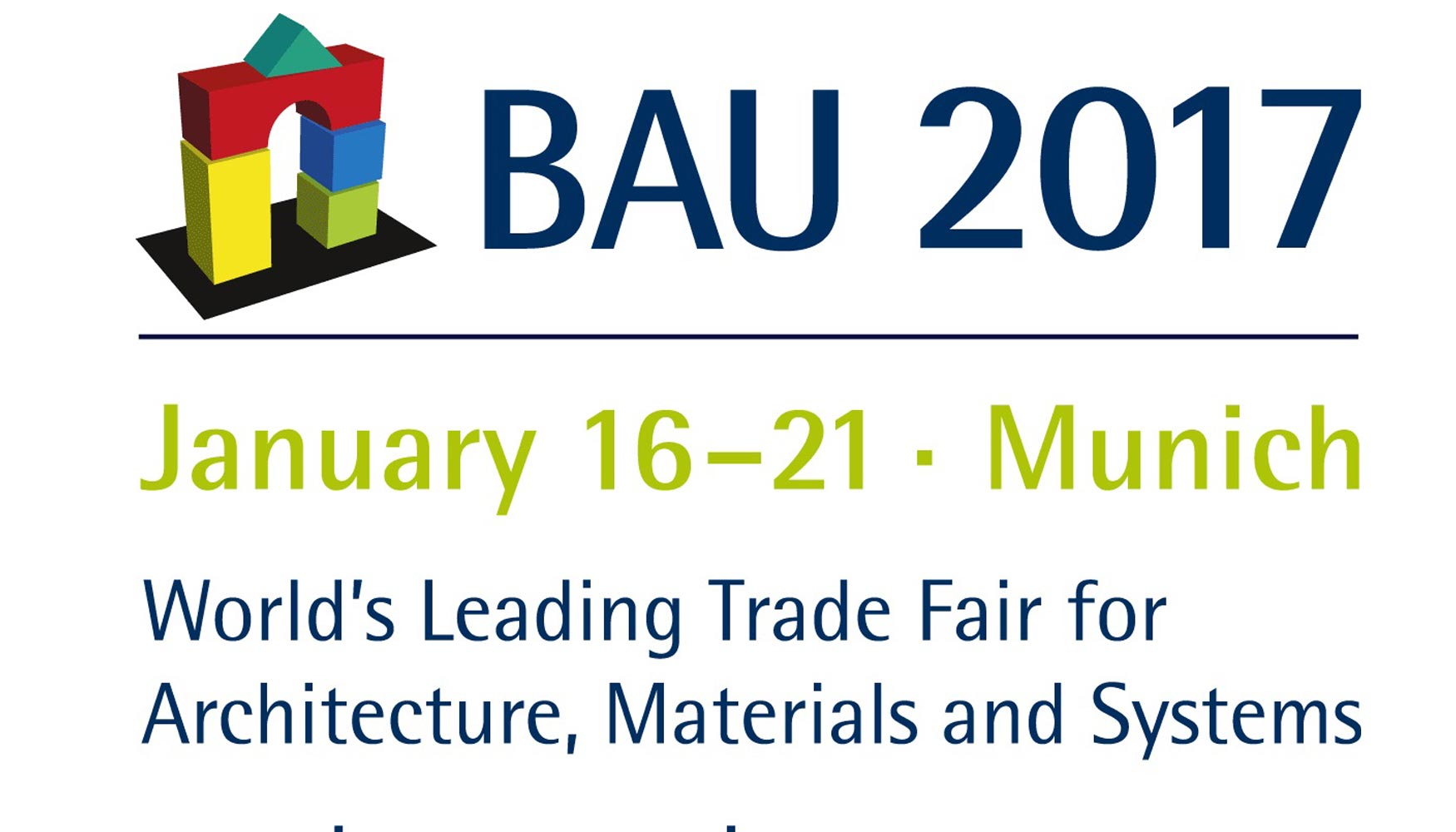 El logotipo de BAU 2017