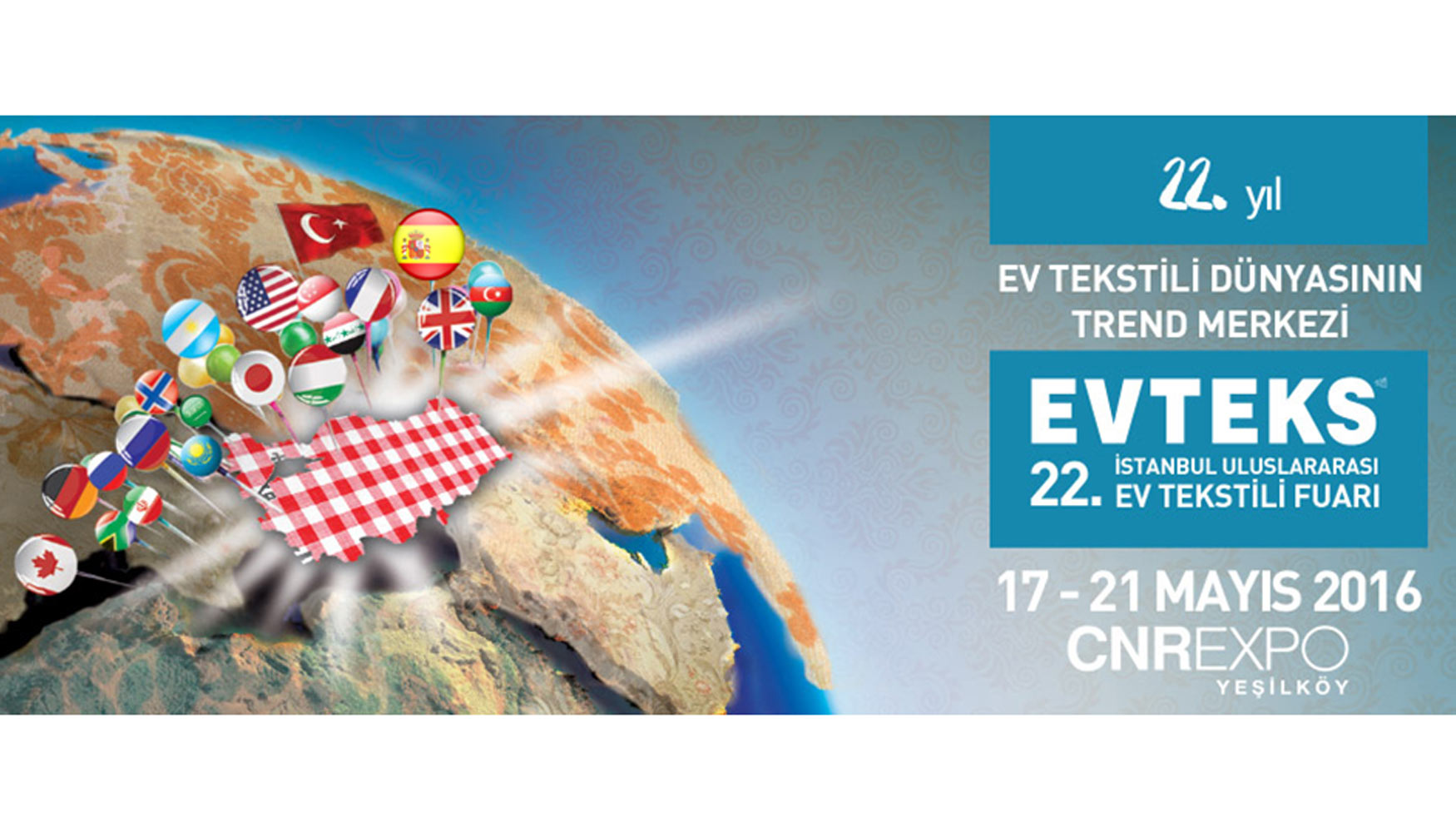 Evteks 2016 llega a Estambul (Turqua) el prximo 17 de mayo