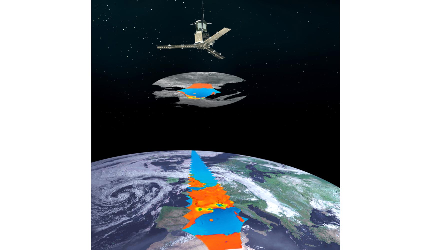 Recreacin del satlite SMOS