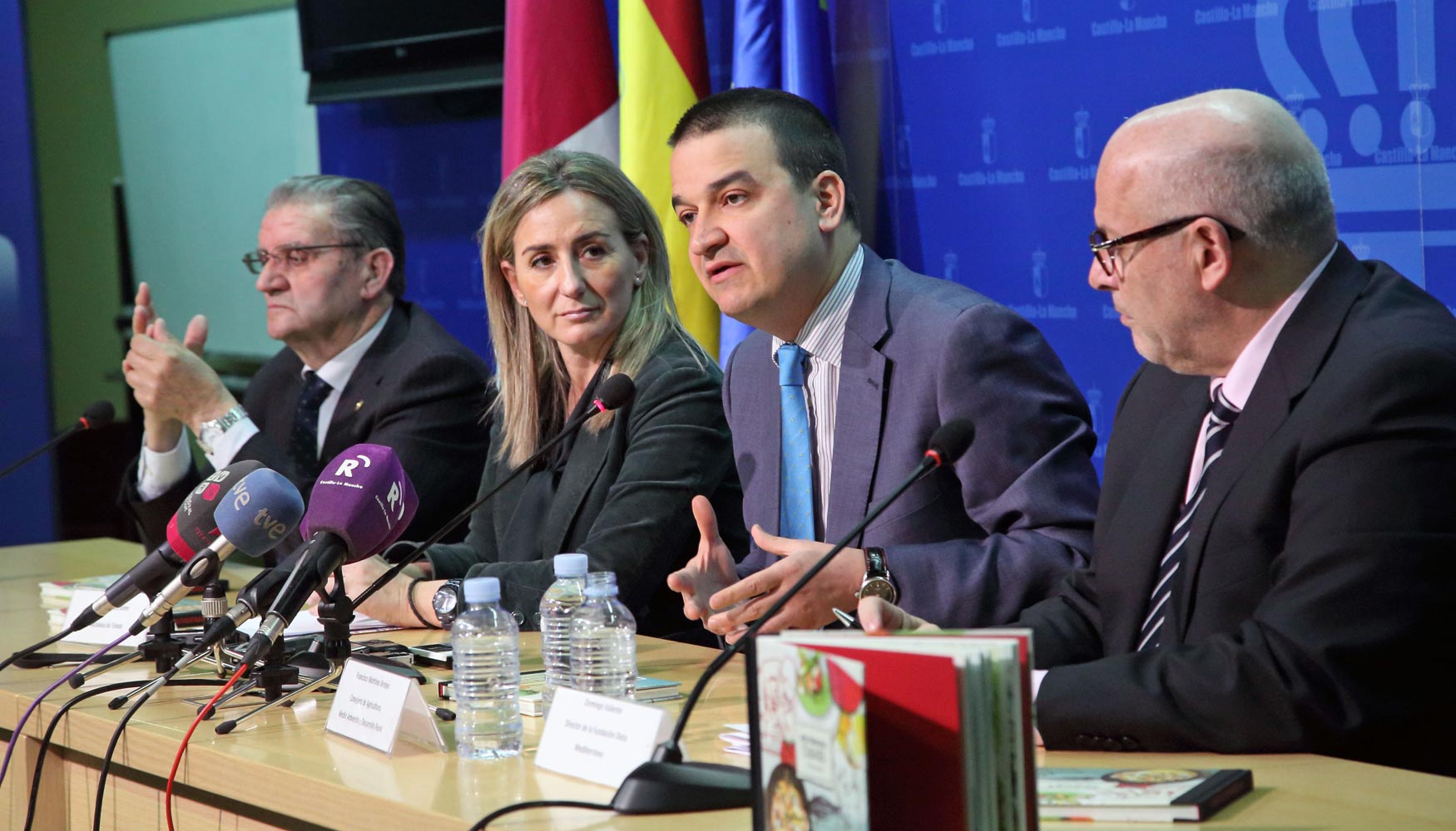 Francisco Martnez Arroyo durante la presentacin del acuerdo para la promocin del aceite de oliva