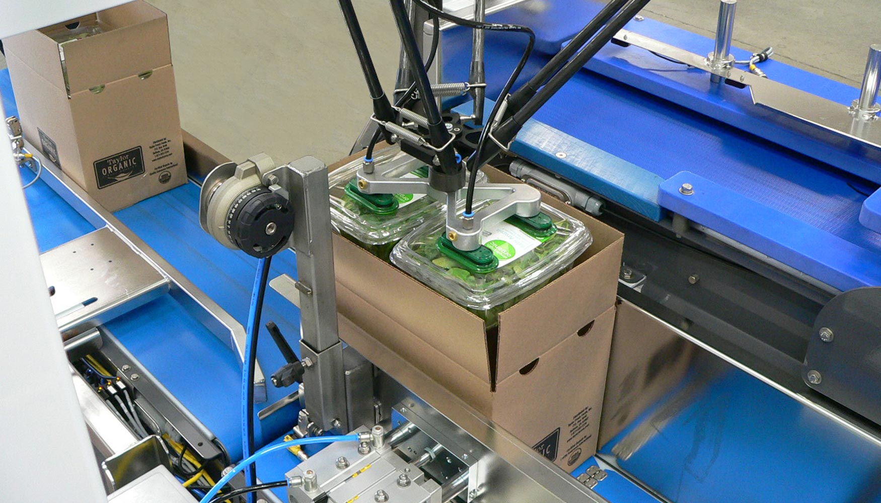 Un robot delta de Codian Robotics, dotado de un sistema de control de B&R...