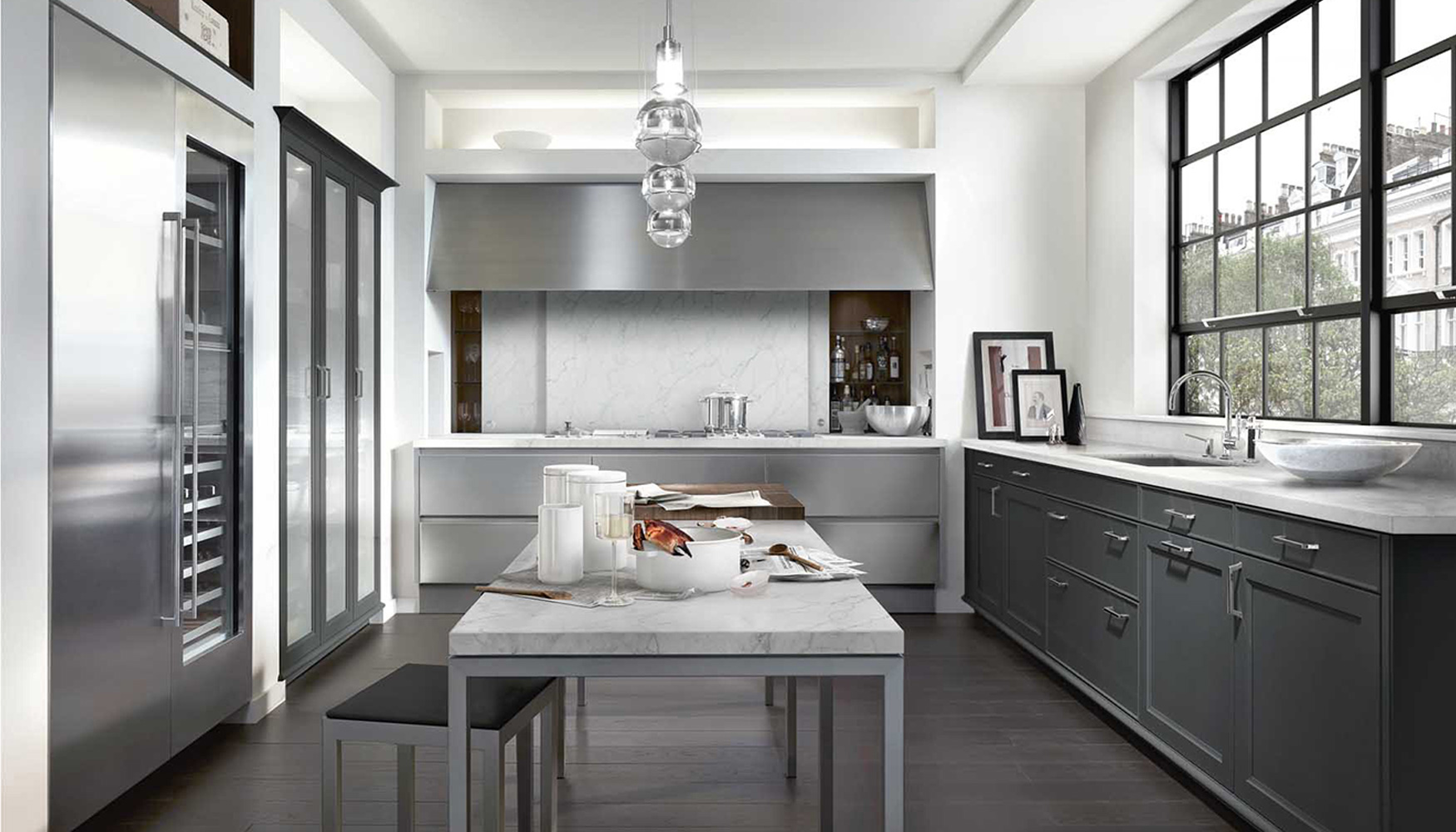 SieMatic permite escoger los elementos, estilos, materiales y colores que el cliente prefiera