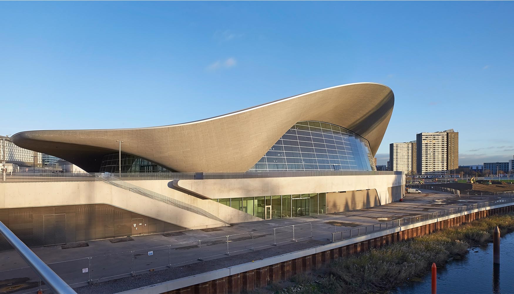 Centro Acutico de Londres. Foto: Hufton + Crown