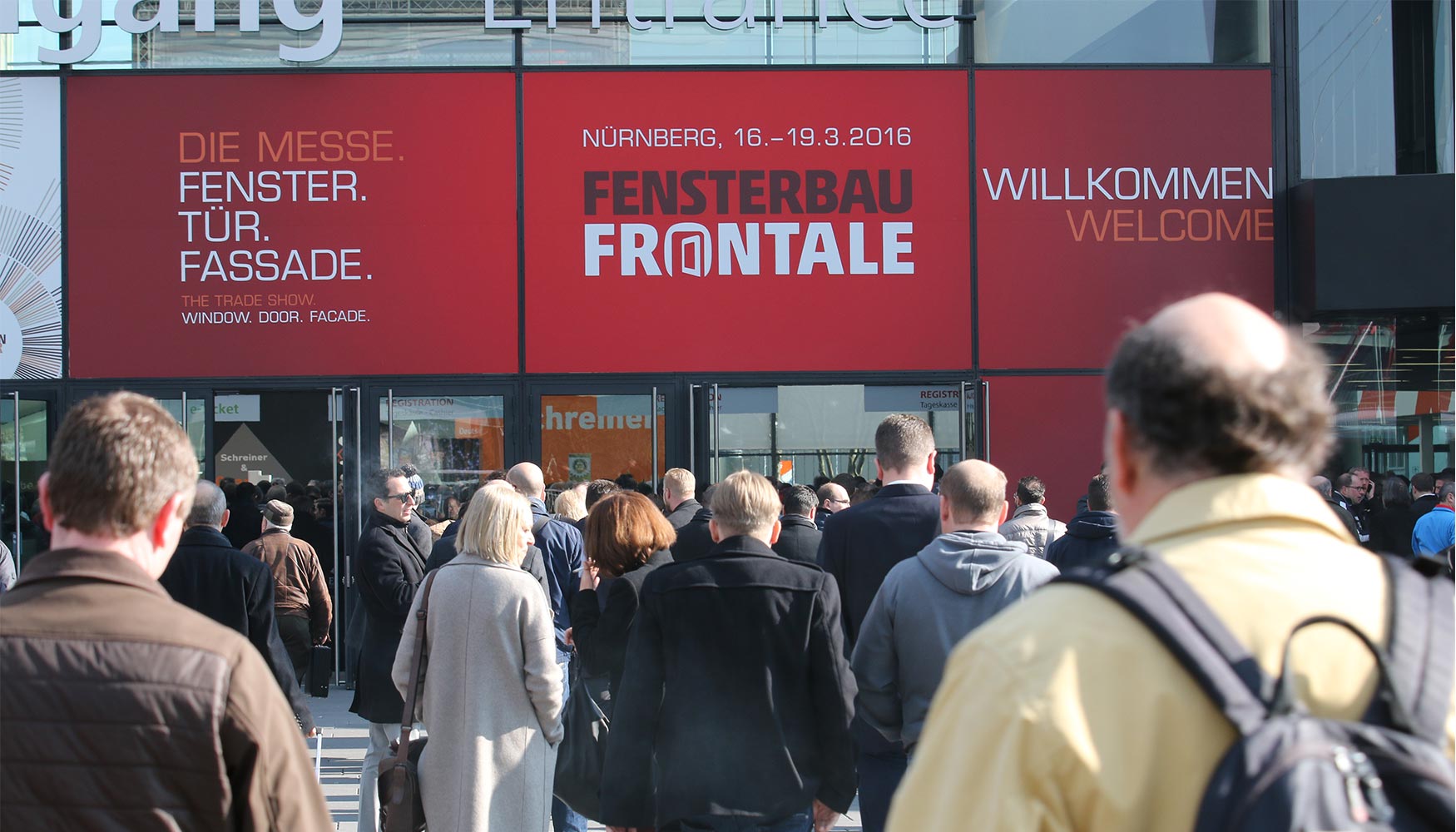 Fensterbau Frontale y Holz Handwerk se celebraron en Nremberg, del 16 al 19 de marzo.Foto: MesseNrnberg