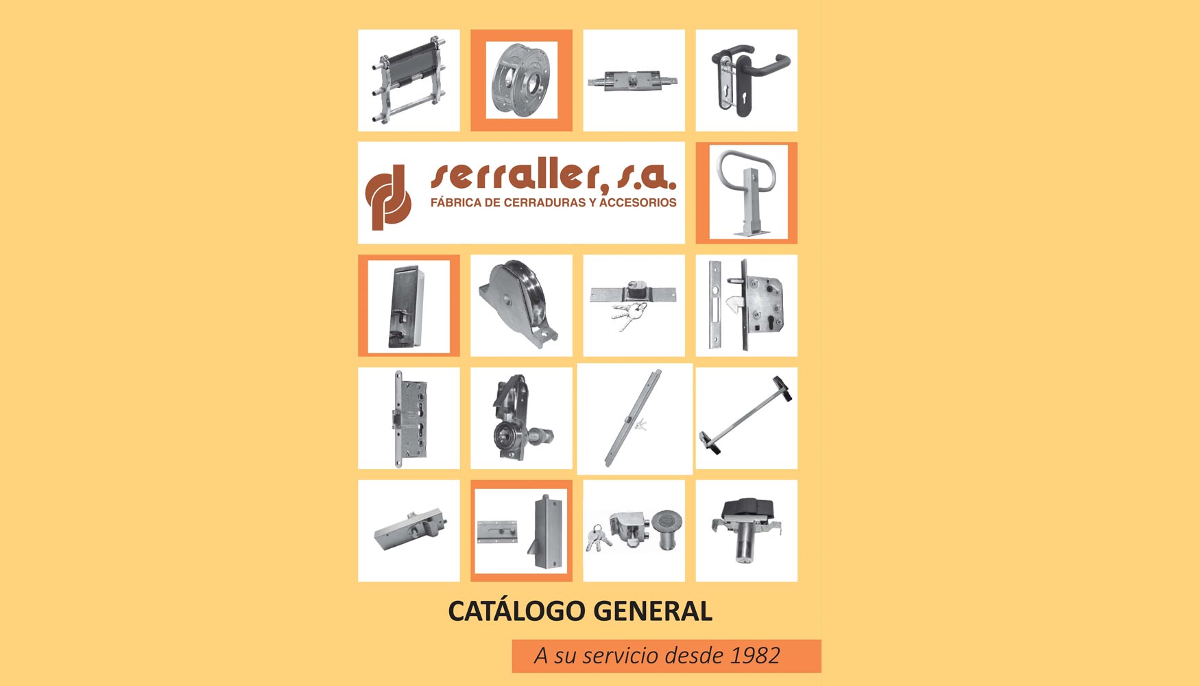 Portada del nuevo catlogo de productos de Serraller