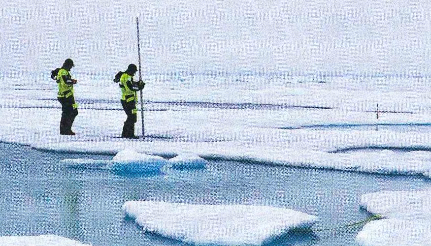 En el rtico el calentamiento climtico cuartea el hielo