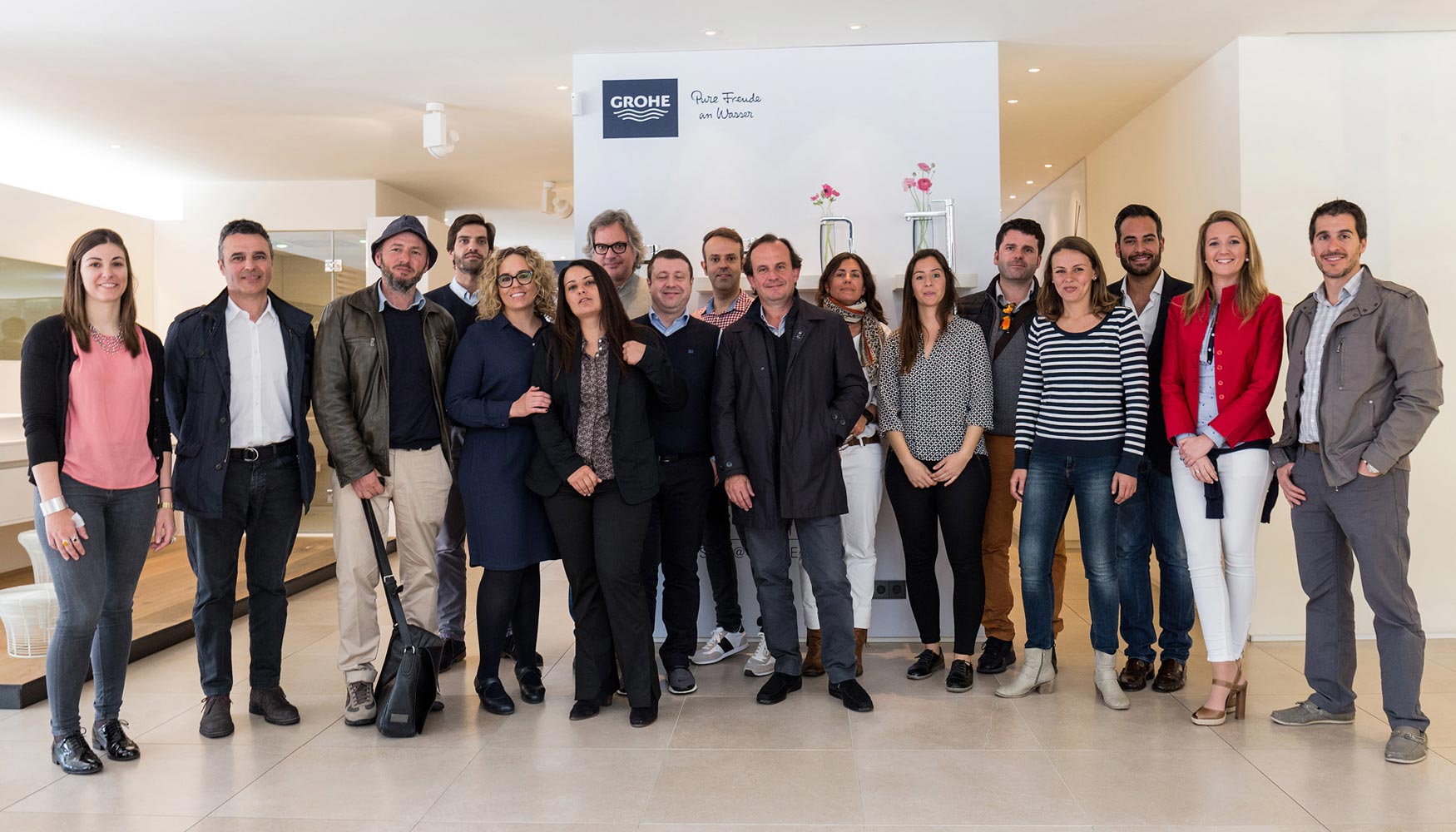 Grohe reuni a un grupo de arquitectos baleares en Barcelona