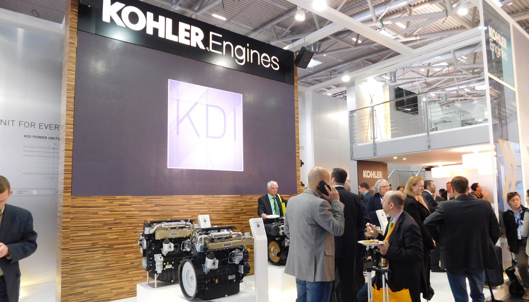 Stand de Kohler Engines en Bauma 2016