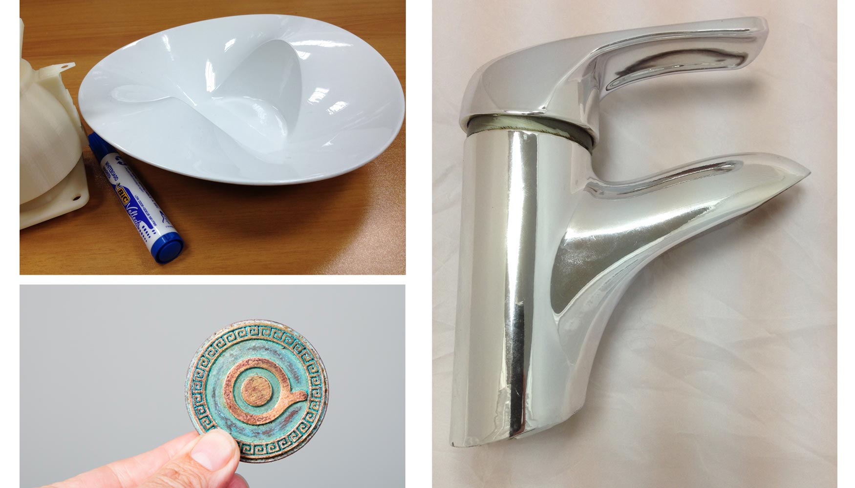 Algunos ejemplos de piezas realizadas mediante impresin 3D