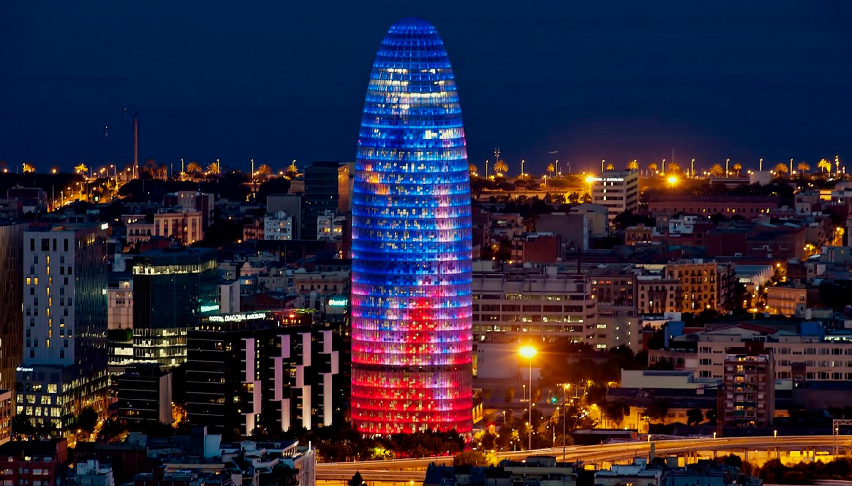 Torre Agbar, en Barcelona