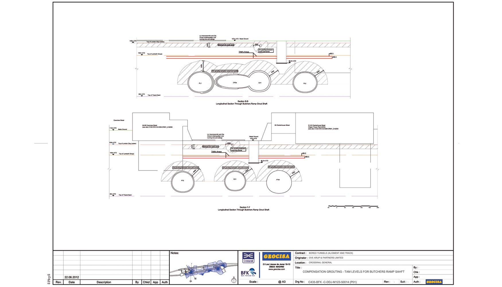 Ejemplo Disposici�n Perforaciones