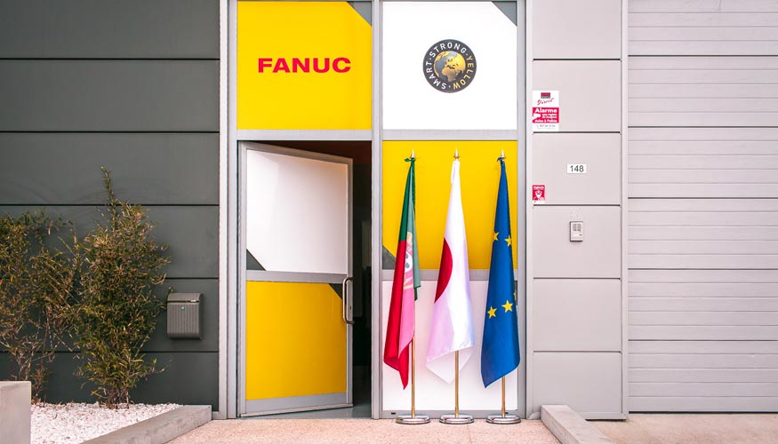 Fachada de las nuevas instalaciones de Fanuc en Portugal