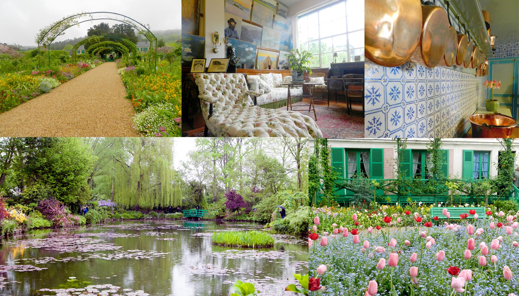 Jardines de la casa de Claude Monet
