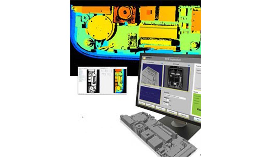 Inspeccin de componentes mediante perfilador lser 3D de DS1000 y software Cognex Designer