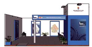 Dise�o del stand que la Diputaci�n de Cuenca llevar� a Sein y Sima 2007