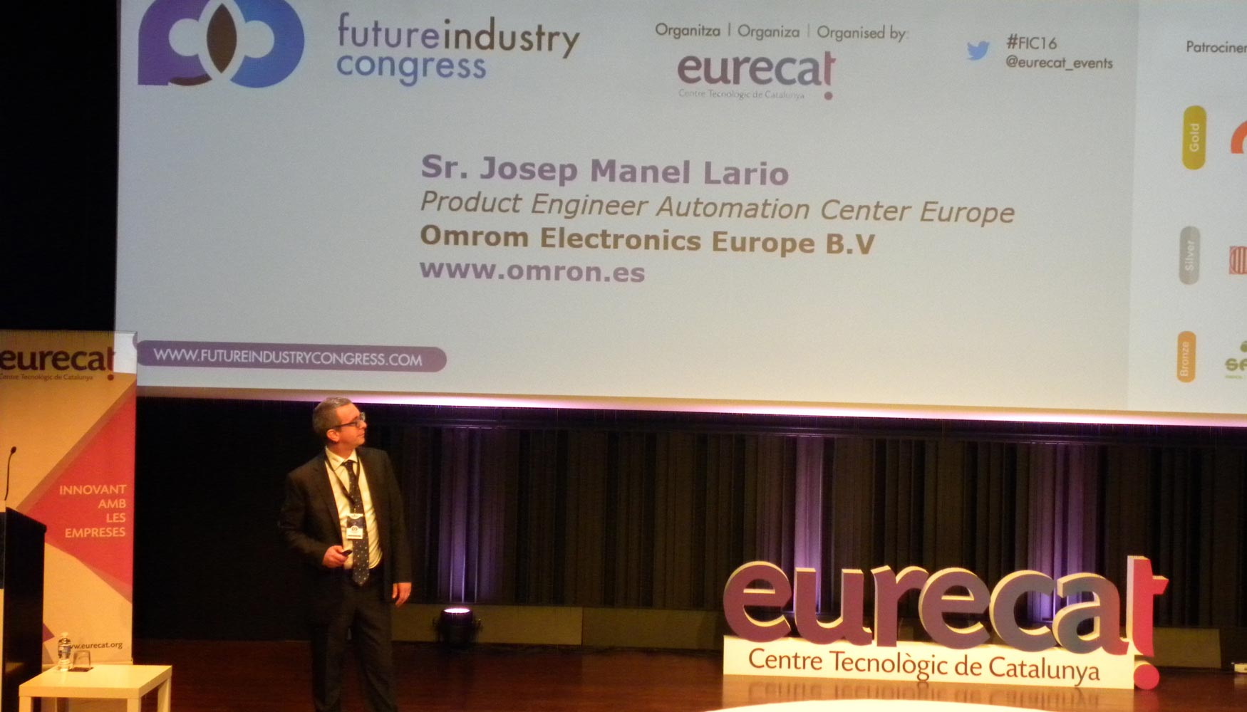 Josep Manel Lario, product engineer automation Center Europe de Omron Electronics Europe B.V.