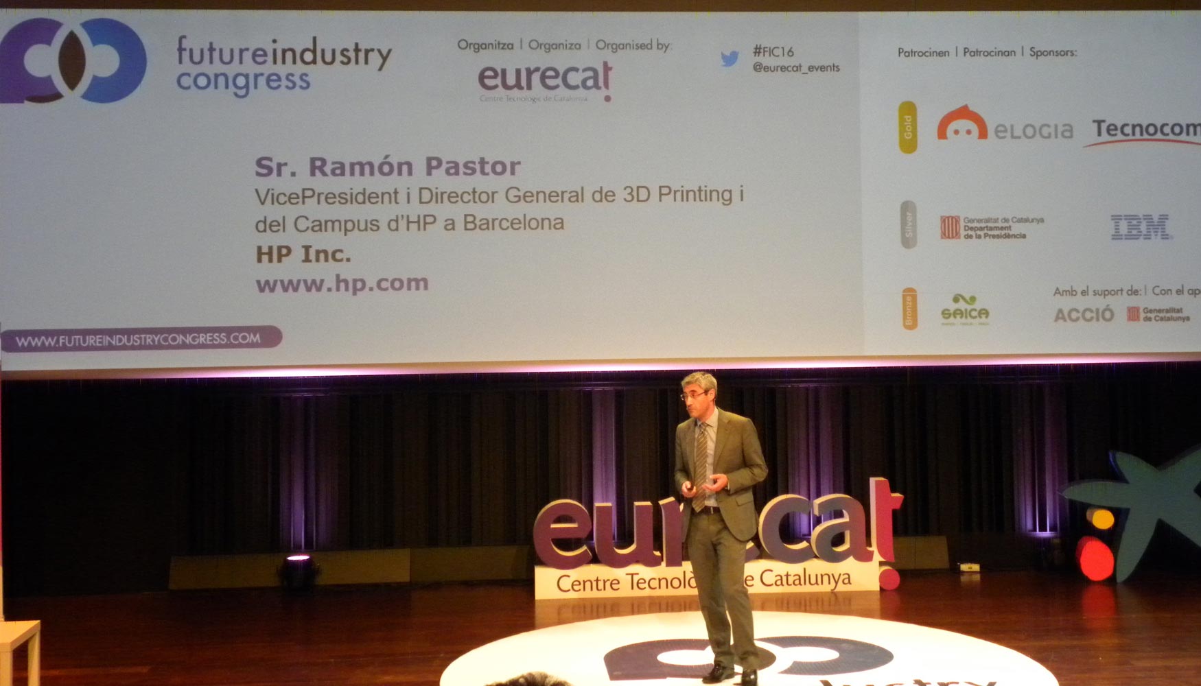 Ramón Pastor, vicepresidente y director general de 3D Printing y del Campus de HP de Barcelona