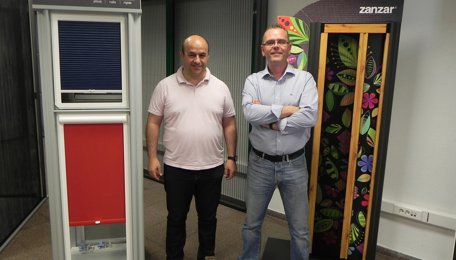 Sergio Colera, director de operaciones de Zanzar Iberia, y Robert Briels, responsable de la compaa