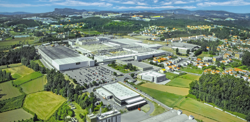 Foto area de la planta de neumticos de Continental en Lousado, Portugal