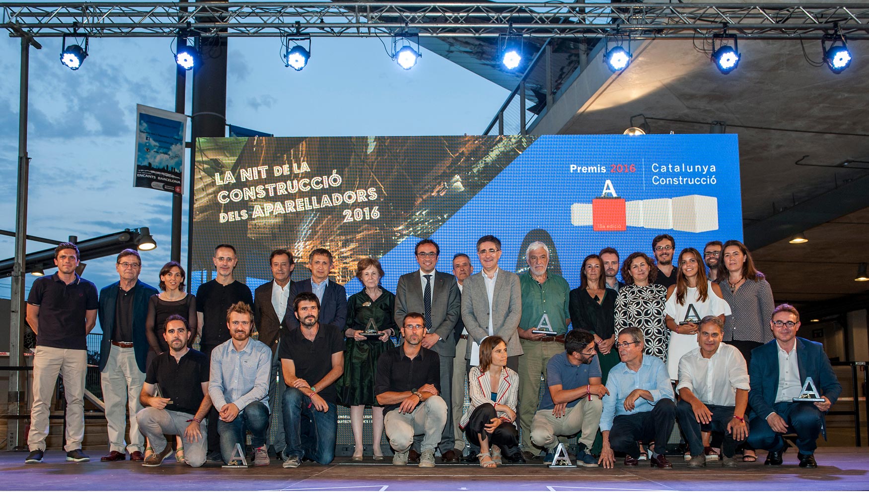 Los Premios Catalua Construccin 2016 se entregaron en la Nit de la Construcci el pasado jueves 30 de junio