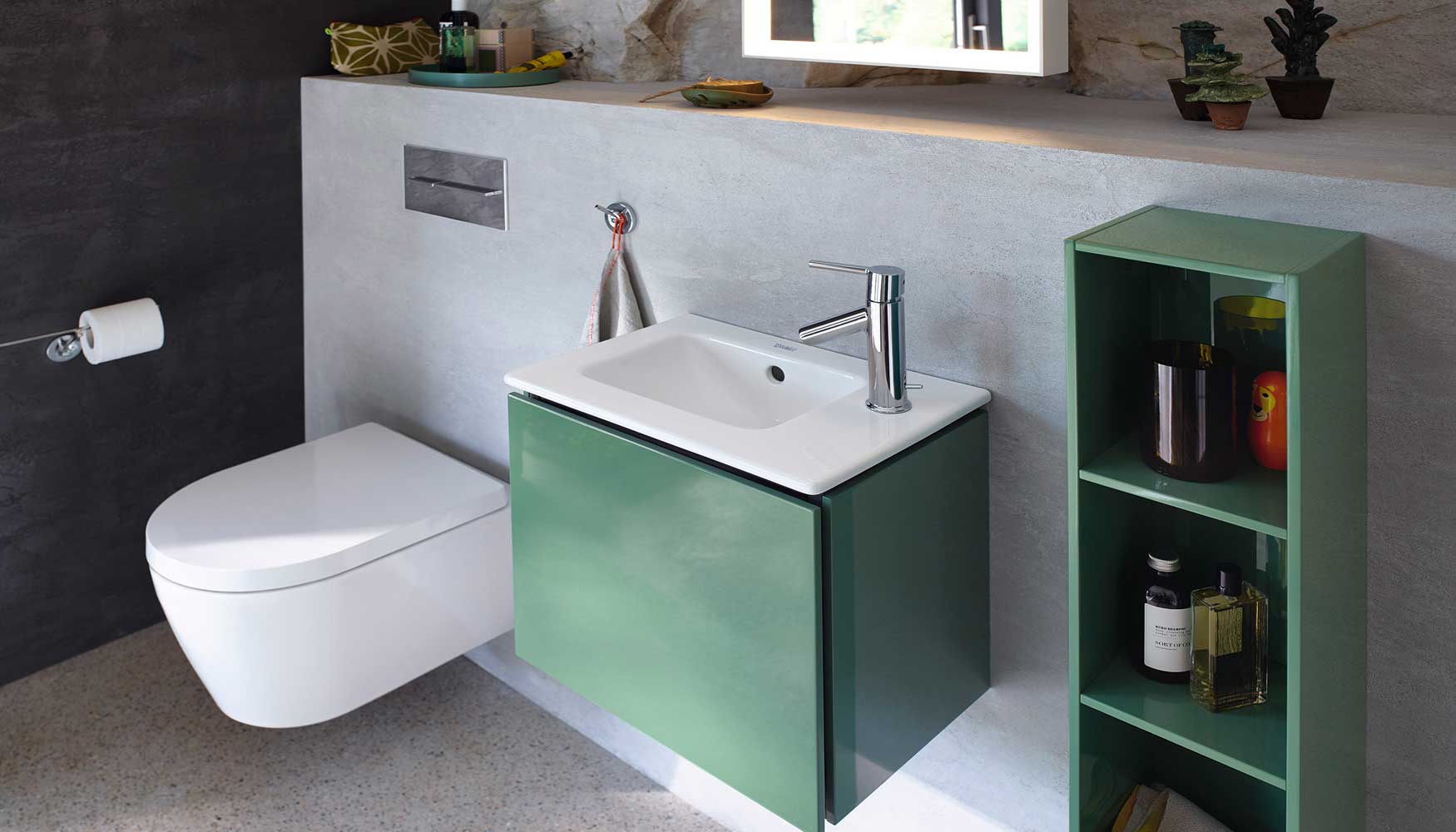 Mueble de lavabo de la serie L-Cube