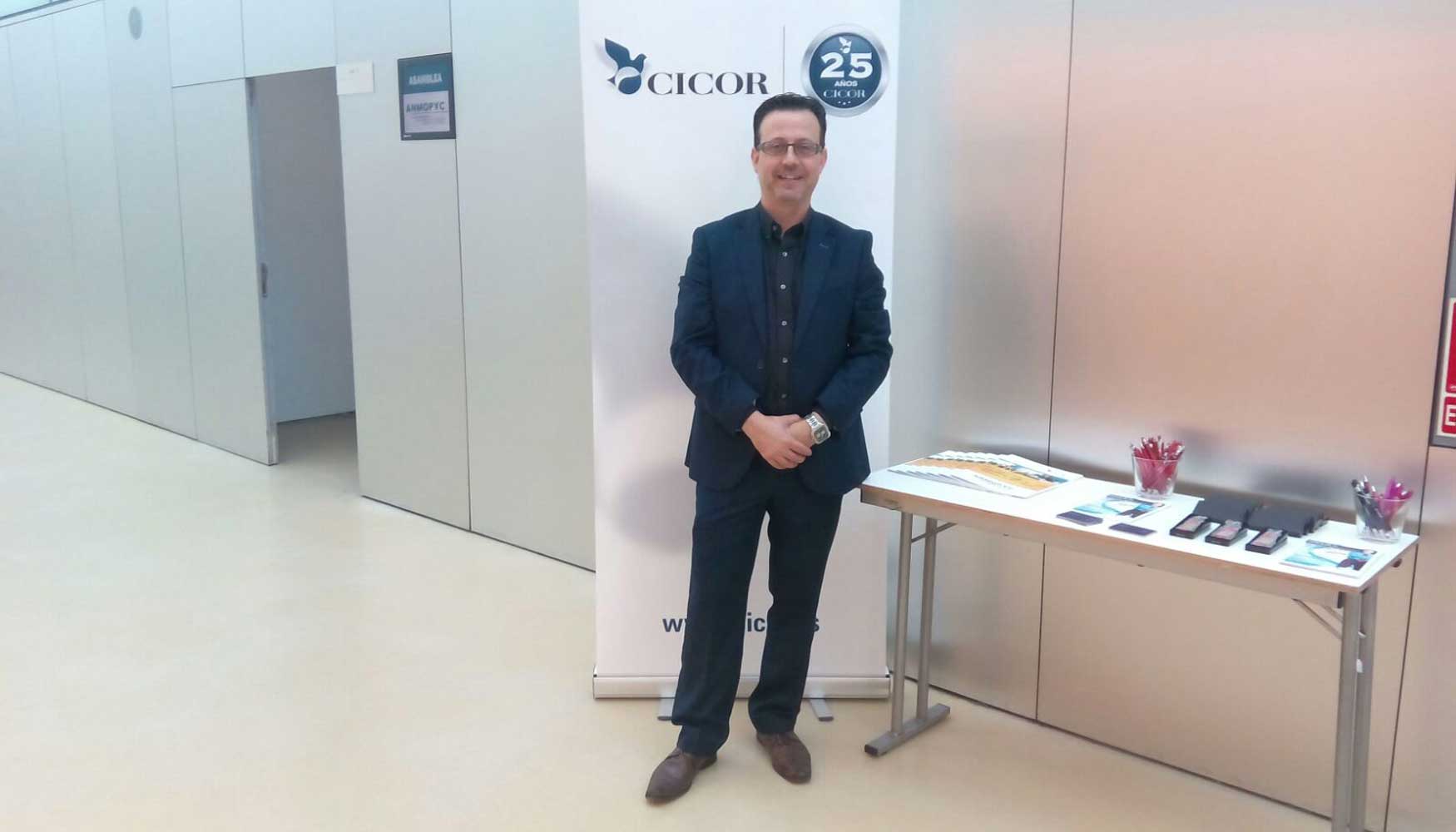 Jordi Campos, responsable de Cicor en las relaciones con Anmopyc