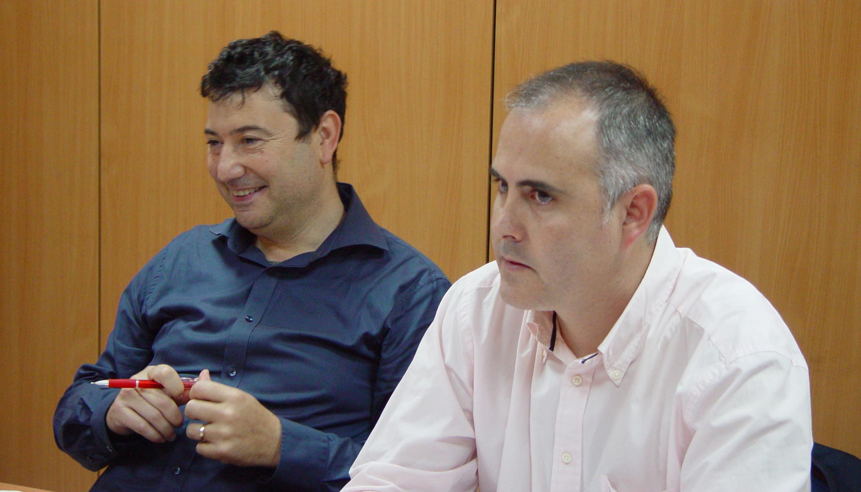 A la izquierda, Pablo Martn, director de Asefave, junto a Javier Paredes, de Garcia Faura
