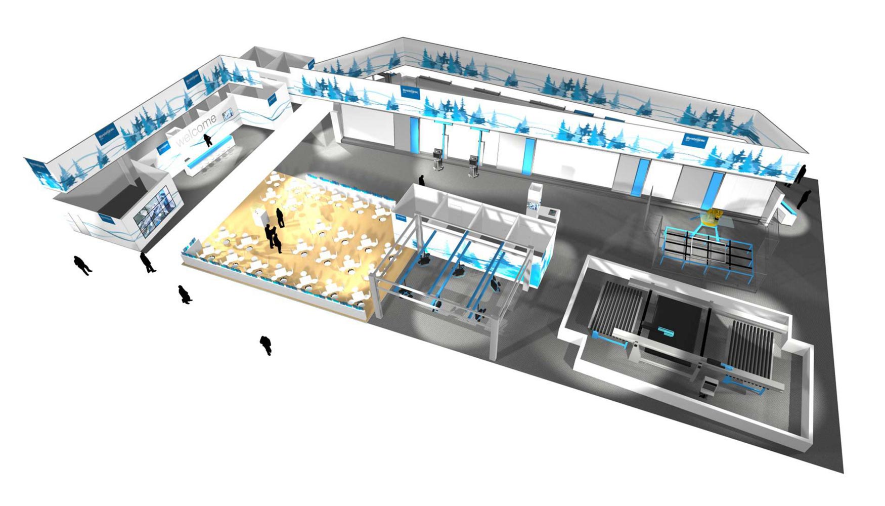 Stand de Bystronic en Glasstec 2016