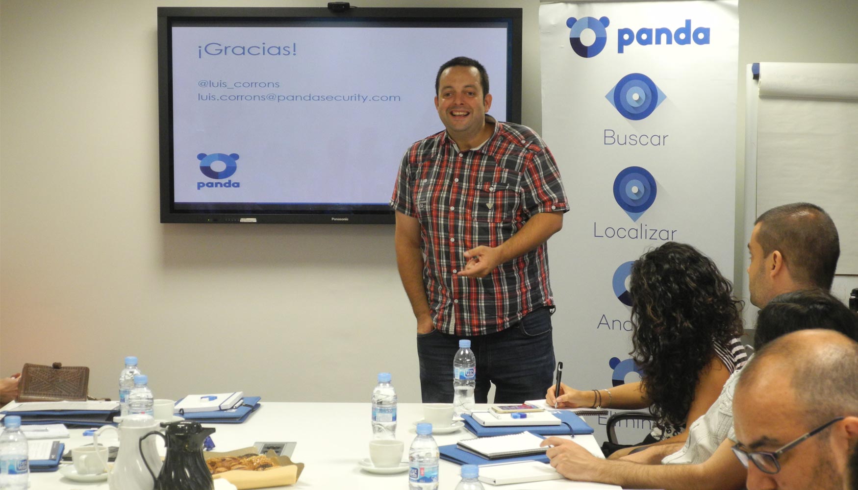 Luis Corrons, director tcnico de PandaLabs, durante la presentacin del whitepaper
