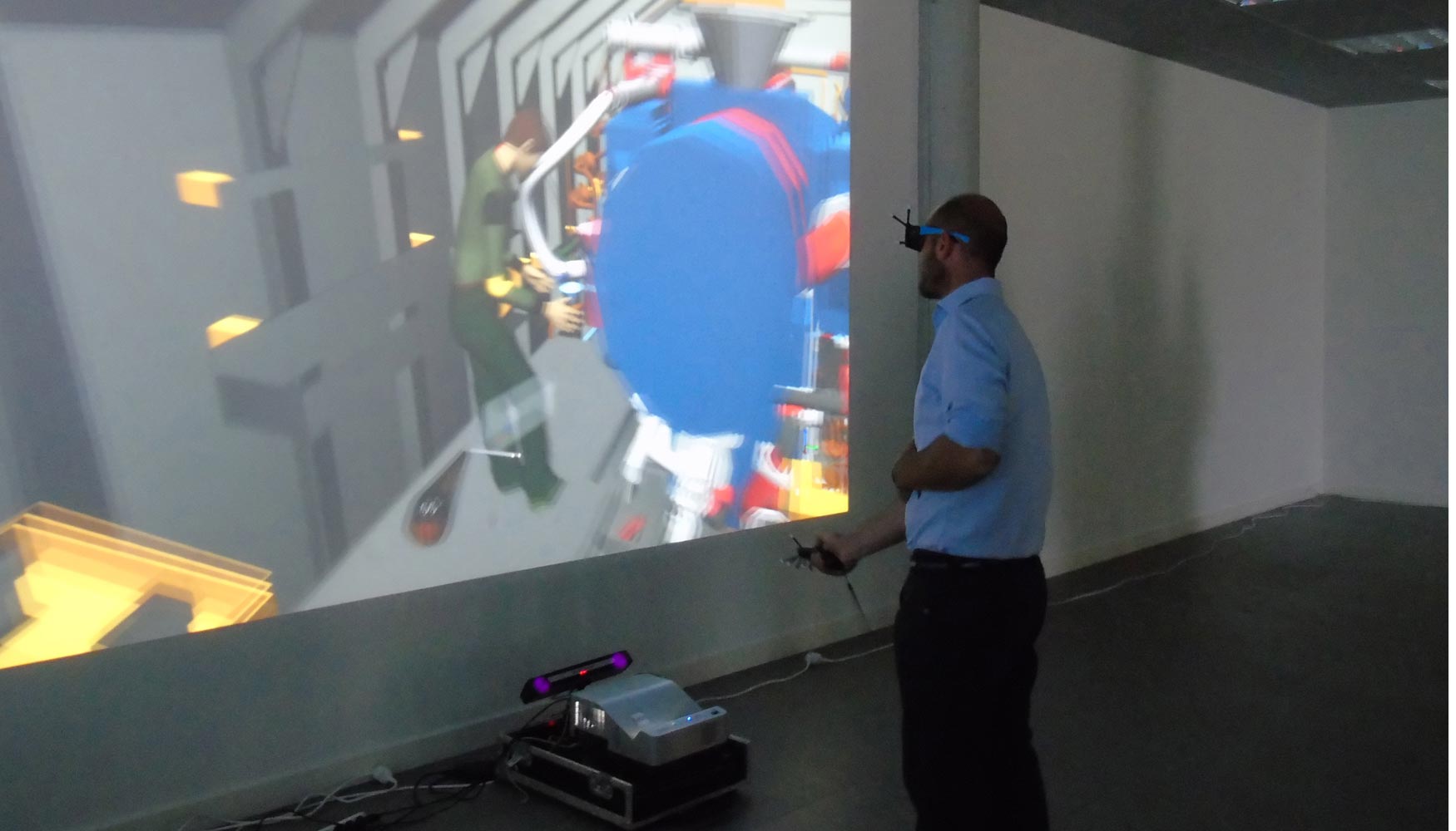 Demostracin de simulacin con realidad virtual para la industria del naval