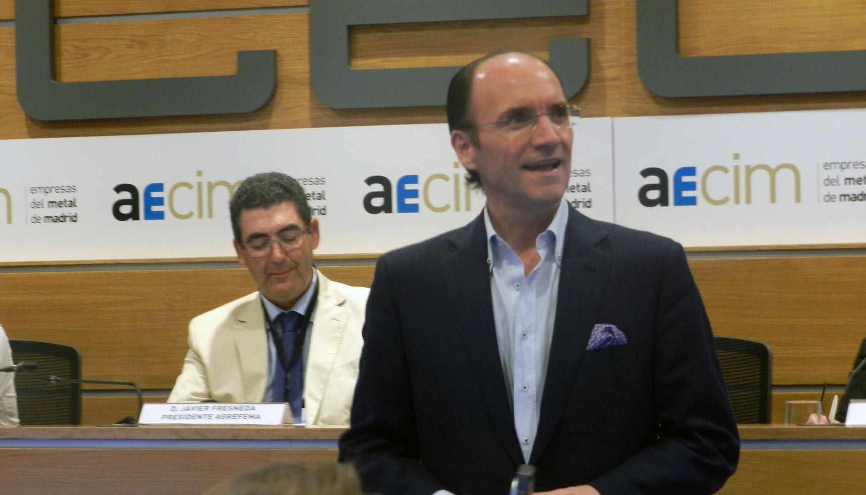 Jos Ballesteros De la Puerta durante su ponencia