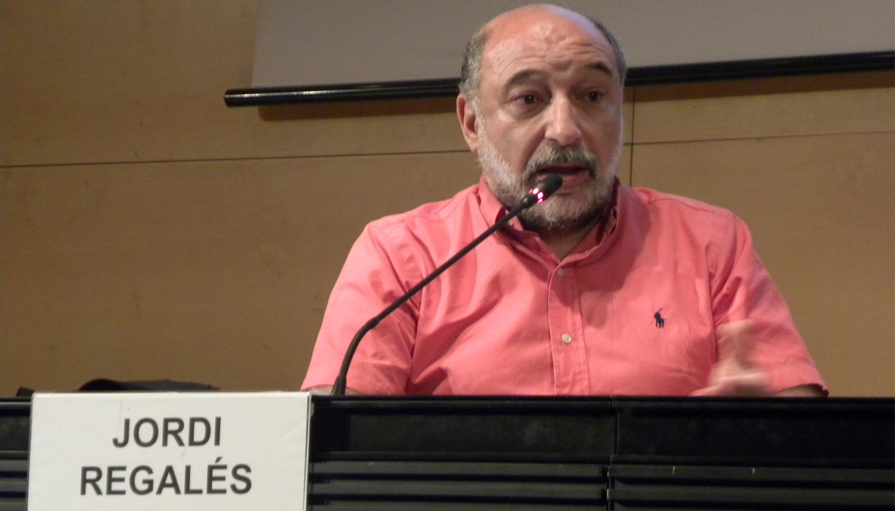 Momento de la intervencin de Jordi Regals, del Cesire