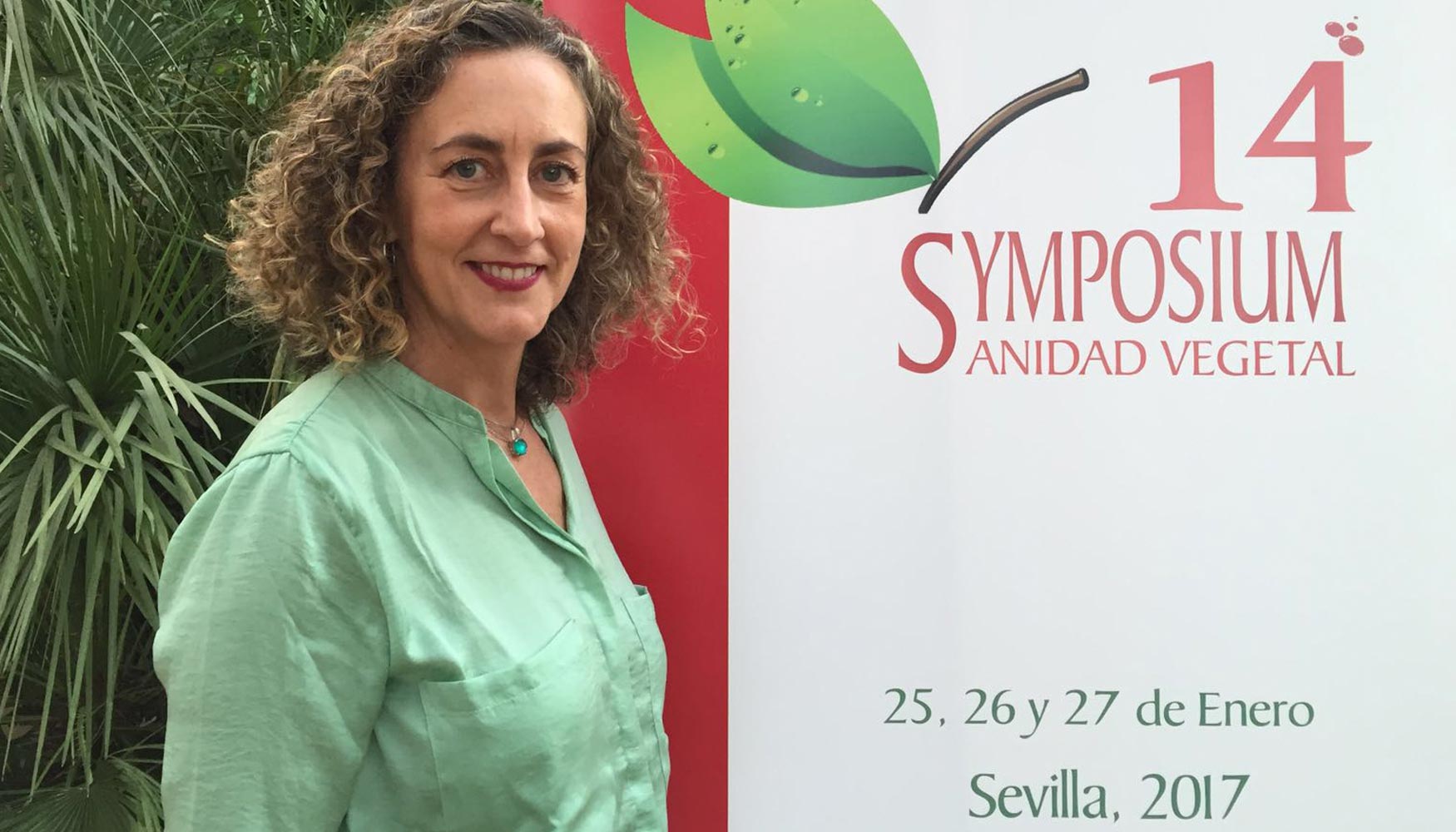 Mara Cruz Ledro del guila, nueva presidenta del Symposium Nacional de Sanidad Vegetal