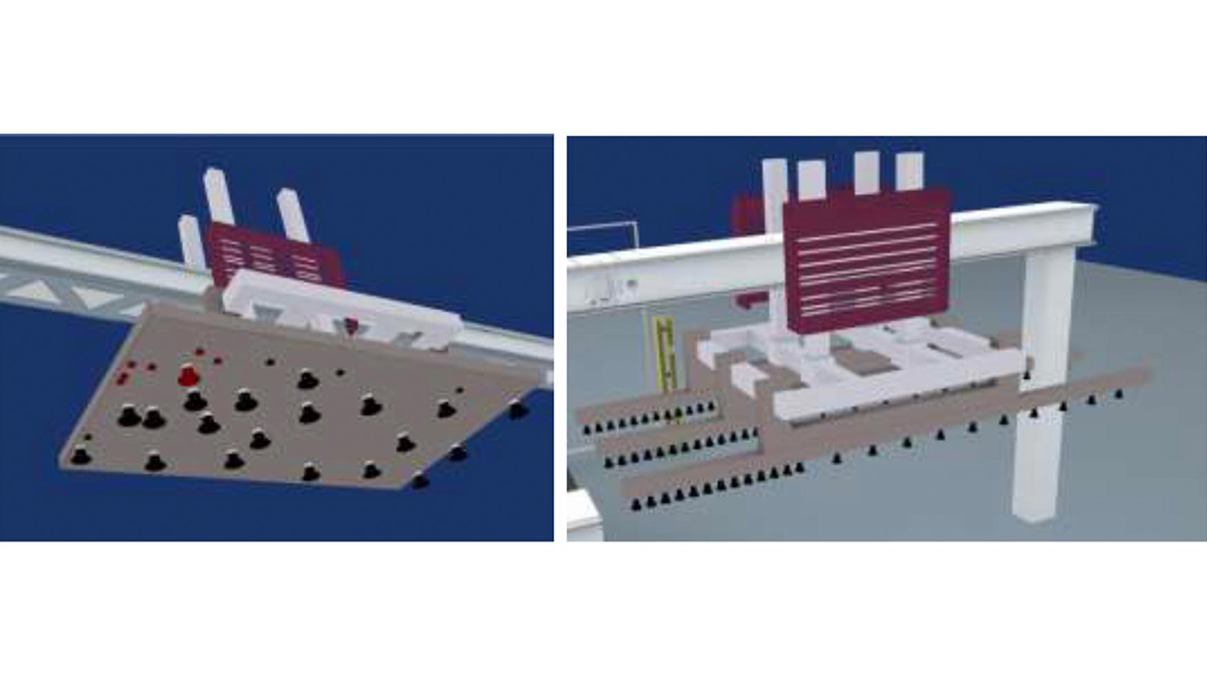 Figura 12. Configuraciones del brazo robtico: Con tablero y con bandas