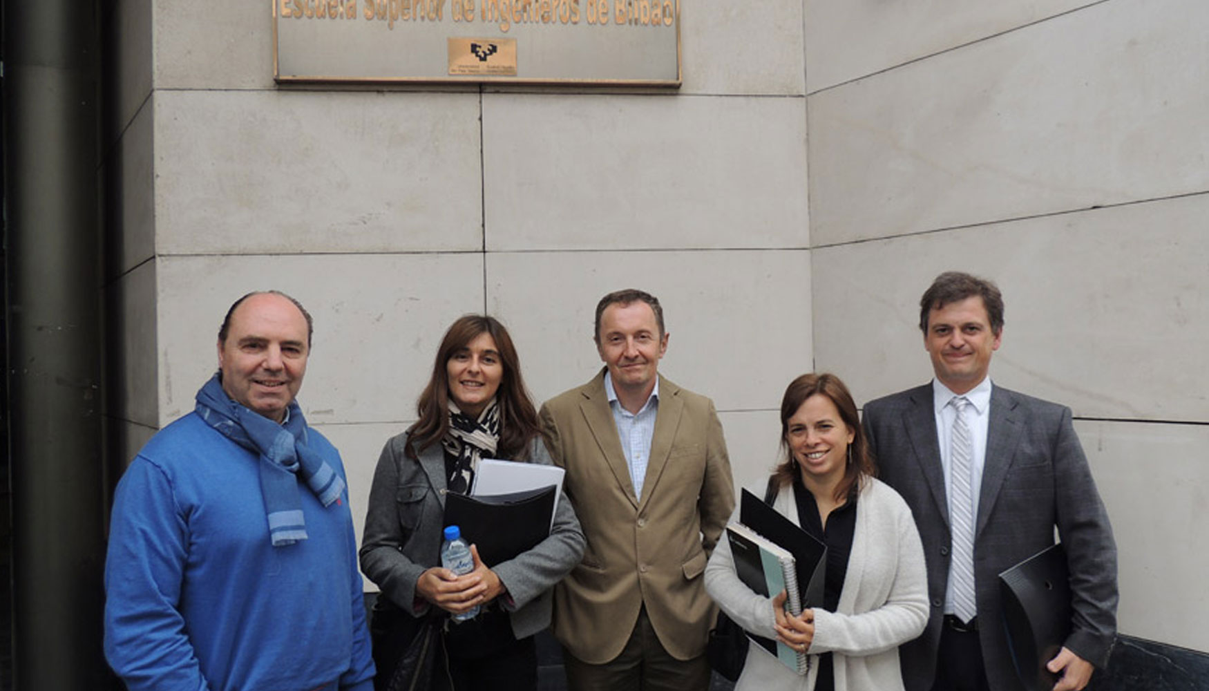 Visita de profesionales del INTI a la ETSI de Bilbao (UPV-EHU)