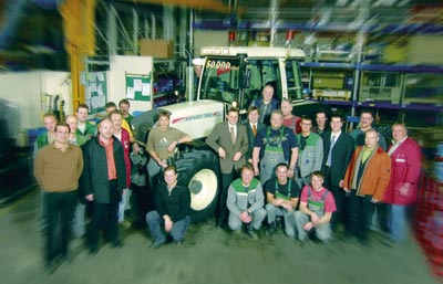 Part of the team of Agco Fendt in Marktoberdorf (Germany)