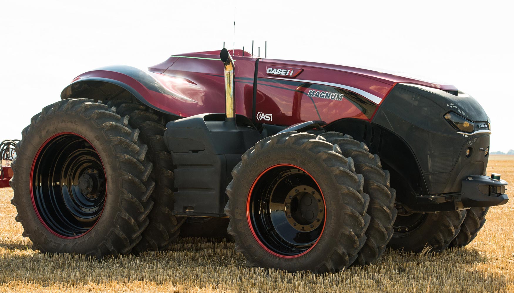 Aunque el prototipo autnomo ha sido desarrollado como un tractor sin cabina...