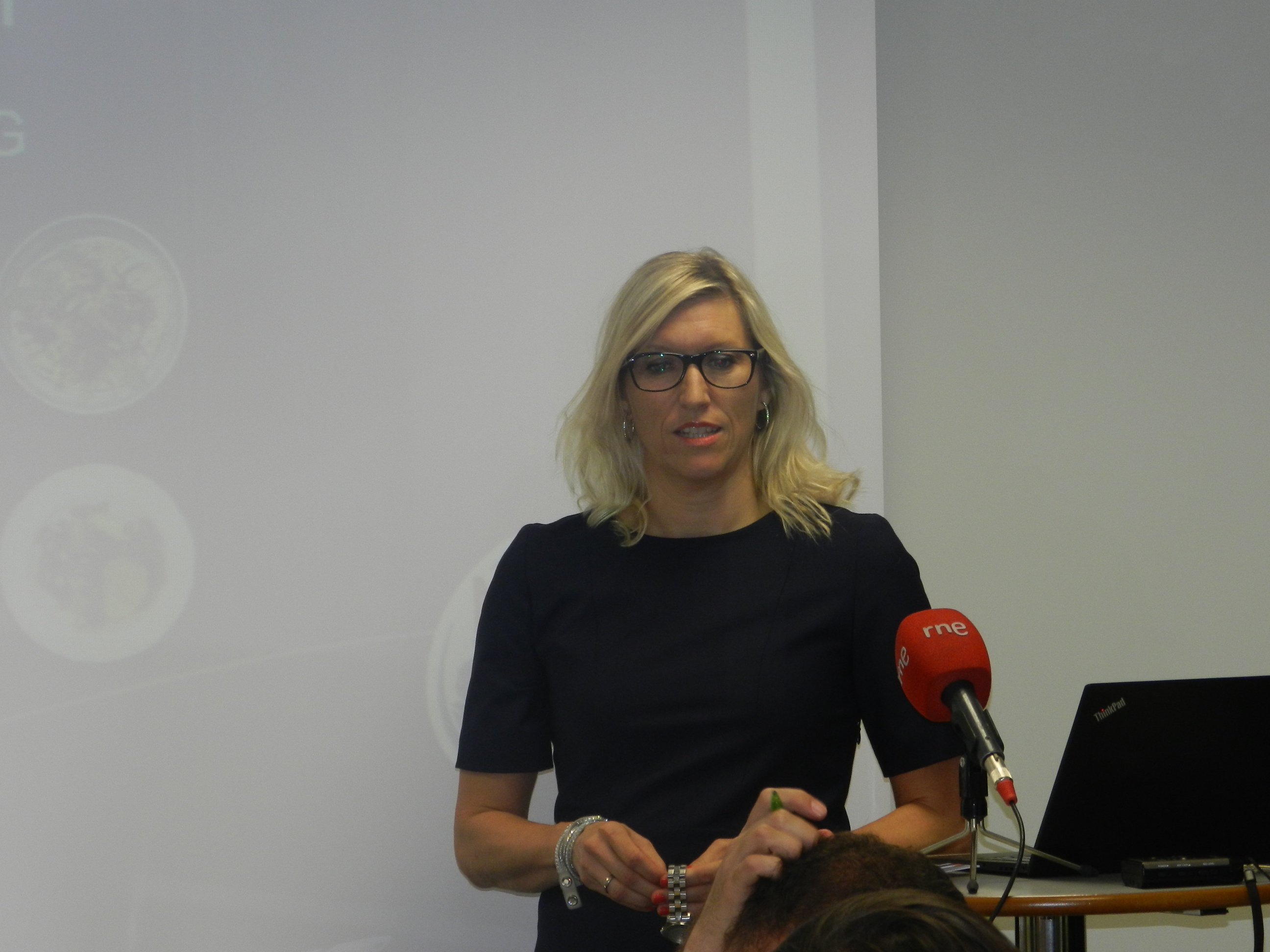 Hildegunn Fure Osmundsvg, directora del Consejo de Productos del Mar de Noruega